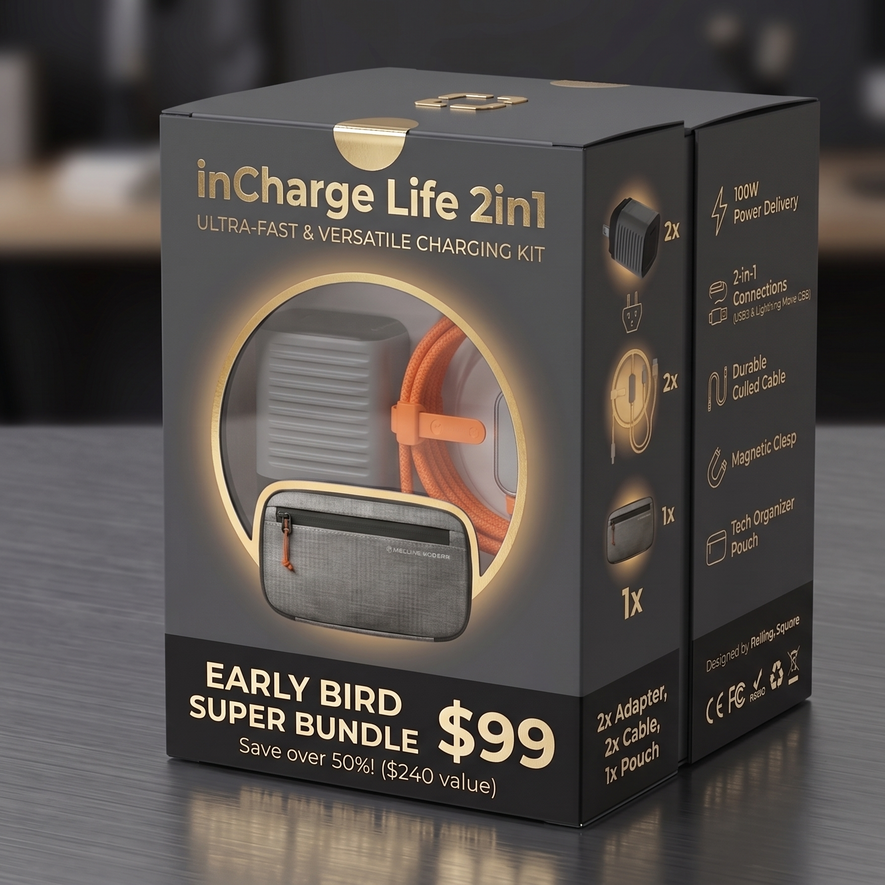 The Supertiny - 100W power, world's smallest size.