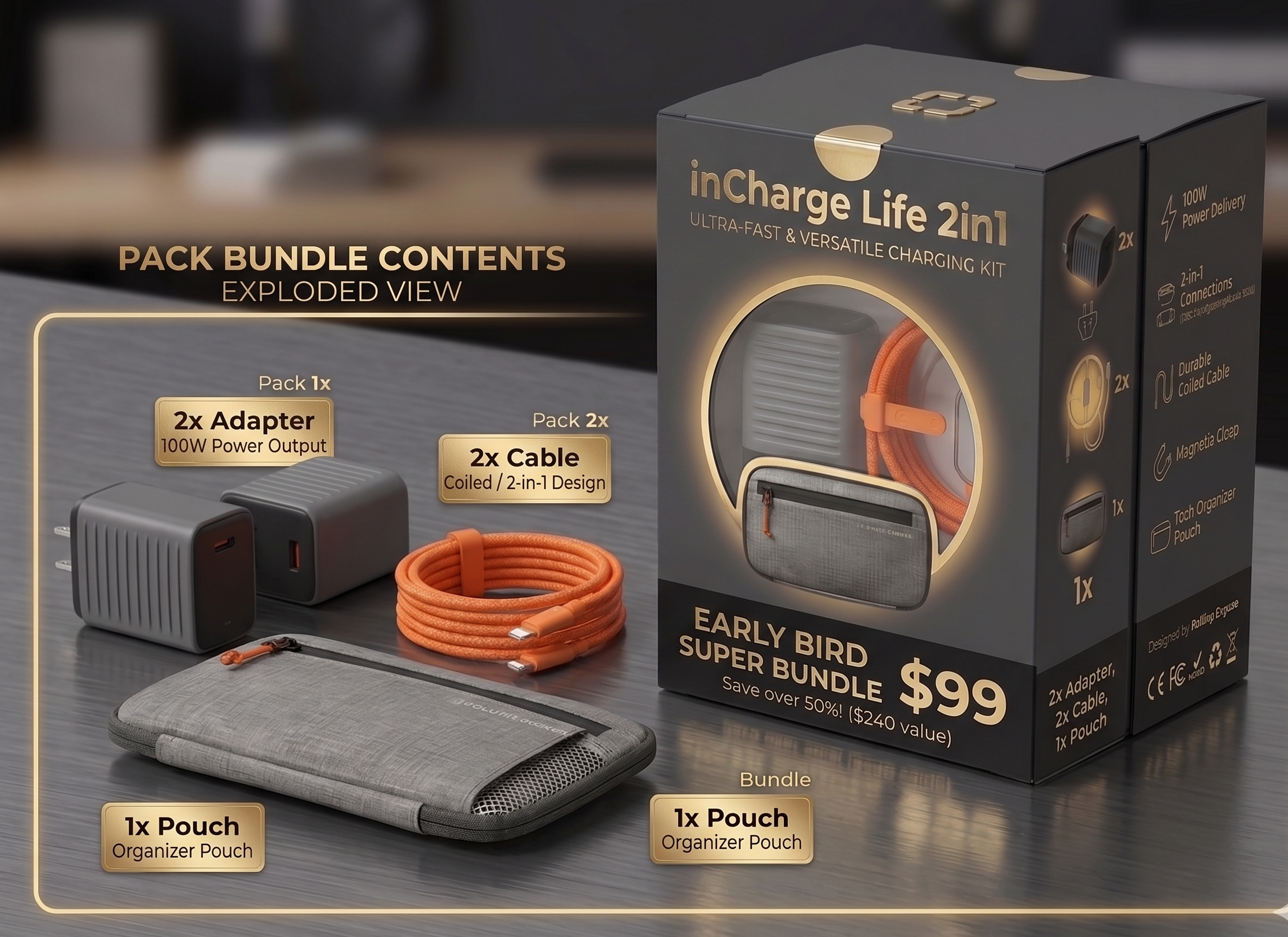 The Supertiny - 100W power, world's smallest size.